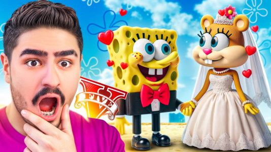  استریم جی‌تی‌ای ۵: فرمول سری باب اسفنجی - علی تاپیک - فصل ۱ - ازدواج باب اسفنجی و سندی