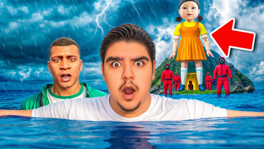  استریم جی‌تی‌ای ۵: اسکویید گیم - علی تاپیک - فصل ۱ - ماموریت مخفی در جزیره خطرناک بازی مرکب در جی تی ای