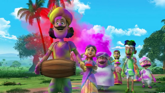 انیمیشن بیم کوچولوی قدرتمند: جشنواره رنگ ها - فصل ۱ - قسمت ۲ - لباس سفید رنگِ بیم