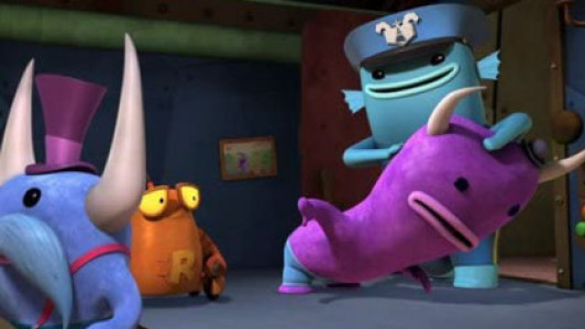 انیمیشن ربات و هیولا - فصل ۱ - قسمت ۲۲ - اختراع هیولا