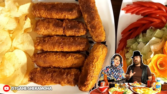 سریال انواع سوخاری - ایستگاه شکموها - انواع سوخاری - سوسیس املتی