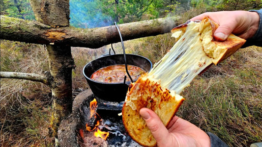 سریال آشپزی در طبیعت - فصل ۱ - خوراک گوشت به همراه نان