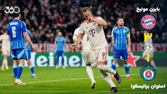 سریال خلاصه بازی‌های باشگاهی خارجی - فصل ۲۰۲۵ - ۲۰۲۴ - بایرن مونیخ - اسلوان براتیسلاوا