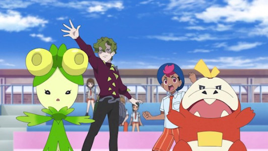 سریال سرزمین های پوکمون - فصل ۱ - قسمت ۵۵ - مبارزه ی اصلی چهار نخبه ی پالدآ