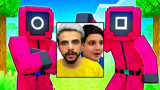  استریم ماینکرفت: چالشی - ابوالفضل ایکس مستر - فصل ۱ - چالش اسکویید گیم جدید ماینکرفت با علی