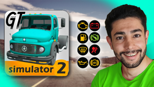  استریم شبیه‌ساز ماشین سنگین ۲ - کیکسیتاتور - فصل ۱ - آموزش بازی گرند تراک ۲