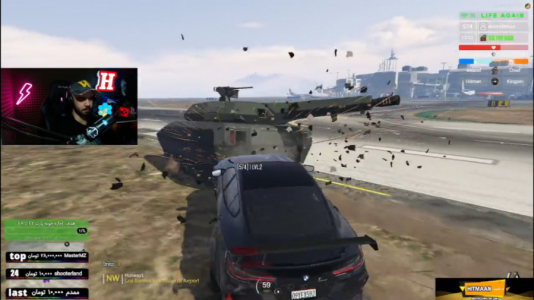  استریم جی‌تی‌ای ۵: ماشین‌های ایرانی - عمو هیتمن - فصل ۱ - تصادف سخت و له شدن تانک