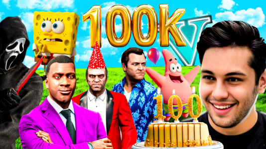  استریم جی‌تی‌ای ۵: داستانی ۴ - احسان باکستر - فصل ۱ - جشن ۱۰۰ هزارتایی