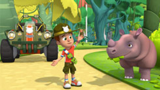 انیمیشن رنجر راب - فصل ۱ - قسمت ۱۴ - هدیه ی بزرگ در پارک آسمان بزرگ