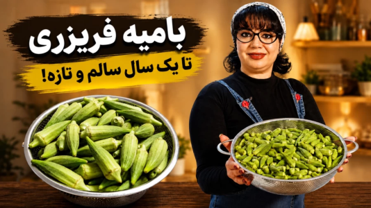 سریال انواع خورشت - ایستگاه شکموها - انواع خورشت - نحوه نگهداری بامیه فریزری