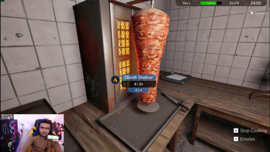  استریم شبیه‌ساز رستوران رپ  - سناتور هادی - فصل ۱ - کباب ترکی درست کردیم