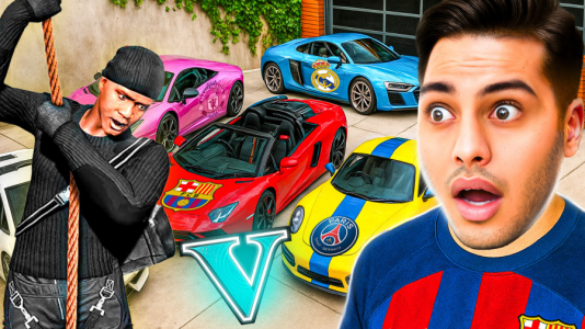  استریم جی‌تی‌ای ۵: داستانی ۵ - احسان باکستر - فصل ۱ - سرقت ماشین کریستیانو رونالدو و لیونل مسی