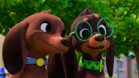 انیمیشن پرتزل و توله سگ ها - فصل ۱ - قسمت ۷ - سگ های اسکیت سوار