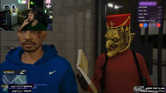  استریم جی‌تی‌ای ۵ آنلاین ۲ - عمو هیتمن - فصل ۱ - زندان در سرور جدید ورنگارد رول پلی