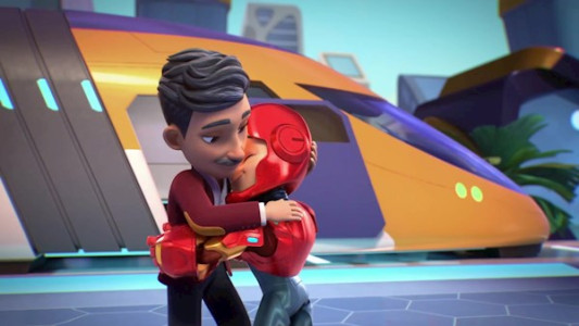 سریال آیرون من و دوستان بی نظیرش - فصل ۱ - قسمت ۴ - آهنگ اولتران/پلنگ سیاه و ربات