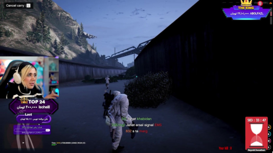  استریم جی‌تی‌ای ۵: سربازی - ملینا بلیک - فصل ۱ - پادگان رو ترکوندم!