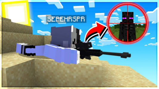  استریم ماینکرفت - سپهر اس‌پی‌آر - فصل ۱ - عجیب ترین اسلحه ماینکرفت تست کردم