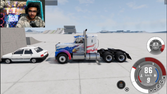  استریم بازسازی ماشین ۲ - سناتور هادی - فصل ۱ - تصادف ماشین های ایرانی با کامیون