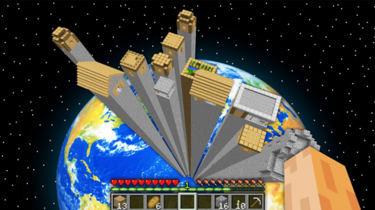  استریم ماینکرفت: دایموند - اچ کی ام گیم - فصل ۱ - شهرک فضایی