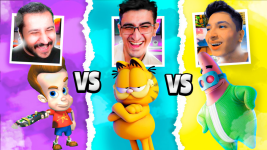  استریم جنگ باب اسفنجی - دایی حامد - فصل ۱ - نبرد بین دایی حامد و پاتریک و کریم تیزی و خنگول ۲