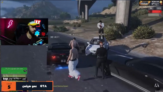  استریم جی تی ای ۵ - عمو هیتمن - فصل ۱ - پژو ۲۰۶ RC درگ