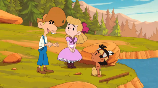 انیمیشن لوک کوچولوی خوش شانس - فصل ۱ - قسمت ۱۸ - روز آپاچی