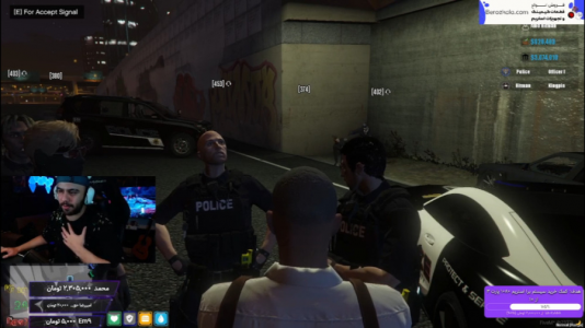  استریم جی‌تی‌ای ۵: رول پلی آنلاین ۳ - عمو هیتمن - فصل ۱ - دستگیری متهم تعقیب و گریز خفن