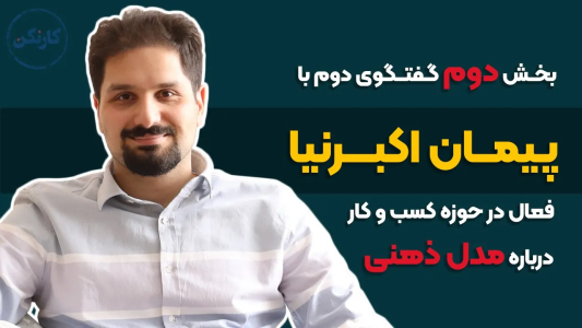 سریال ویدئوکست کار نکن - فصل ۱ - بخش دوم گفتگوی دوم با پیمان اکبرنیا درباره مدل ذهنی