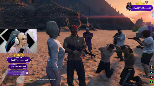  استریم جی‌تی‌ای ۵: سرقت ماشین - ملینا بلیک - فصل ۱ - قسمت ۴