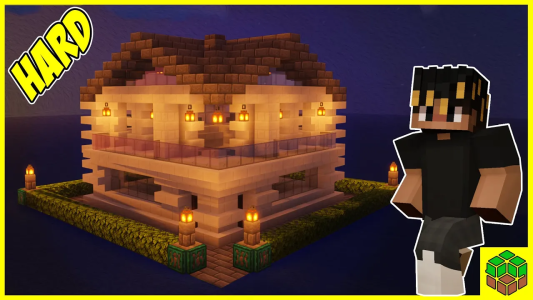  استریم ساخت و ساز در ماینکرفت - اودی ارنجی - خانه‌های سخت - آموزش ساخت یه خانه زیبا و مدرن وسخت