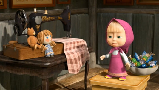 انیمیشن قصه‌های ماشا - فصل ۱ - قسمت ۱۳ - خیاط کوچولو دلاور