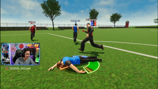  استریم فوتبال بی‌قانون - مهدی بیزیکسر - فصل ۱ - بیزیکسر و فربد پاریز در مقابل گوجی و فریبرز