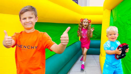 انیمیشن دیانا و روما - اسباب بازی‌های بادی - فصل ۱ - قسمت ۶