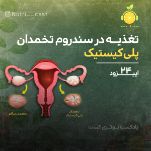 پادکست نوتری کست - فصل ۱ - اپیزود بیست و چهار : تغذیه در سندروم تخمدان پلی کیستیک