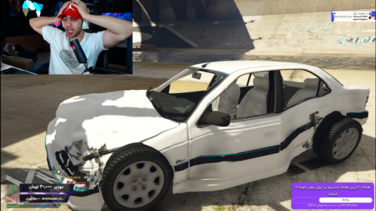  استریم استو کورسا - عمو هیتمن - فصل ۱ - تست تصادف ماشین های ایرانی پارس دنا ساینا شاهین