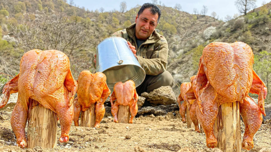 سریال آشپزی روستایی در دل طبیعت - فصل ۱ - مرغ کامل