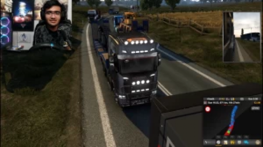  استریم شبیه‌ساز کامیون ۱ - سناتور هادی - فصل ۱ - پر ترافیک‌ترین جاده با فرمان