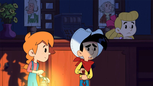 انیمیشن لوک کوچولوی خوش شانس - فصل ۱ - قسمت ۱۴ - شبح سالن