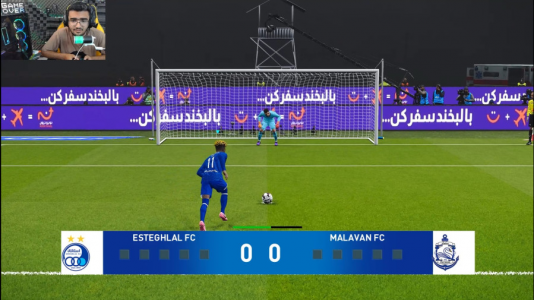  استریم پی‌اس ۲۰۲۱: لیگ برتر ایران - سناتور هادی - فصل ۱ - پنالتی بین استقلال و ملوان