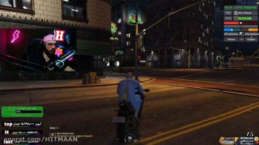  استریم جی تی ای ۵ - عمو هیتمن - فصل ۱ - تست سرعت موتور سنگین