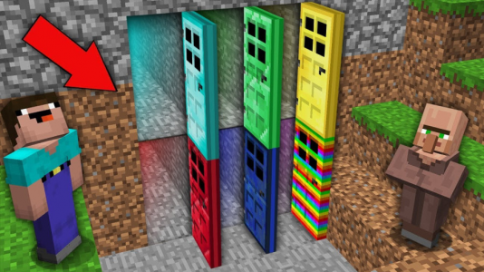  استریم ماینکرفت نوب ۴ - اچ کی ام گیم - فصل ۱ - درب رنگی