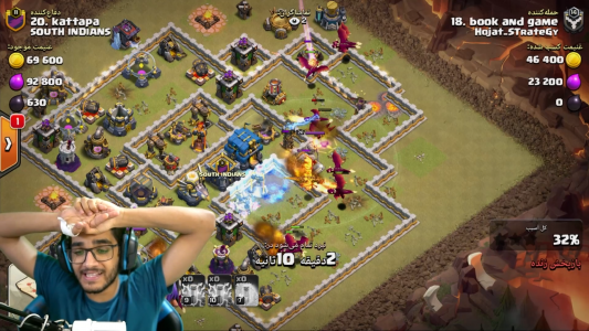  استریم کلش آف کلنز - حجت استراتژی - فصل ۱ - قسمت ۲۲