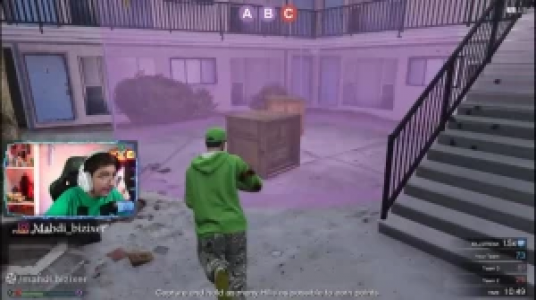  استریم جی‌تی‌ای آنلاین - مهدی بیزیکسر - فصل ۱ - مسابقه ی کپچر  با گوجی و فریبرز