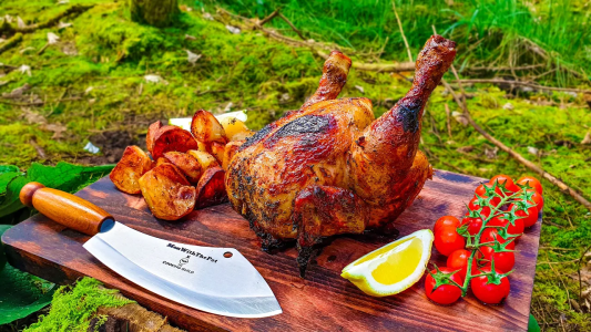 سریال آشپزی در طبیعت - فصل ۱ - مرغ درسته آتشی