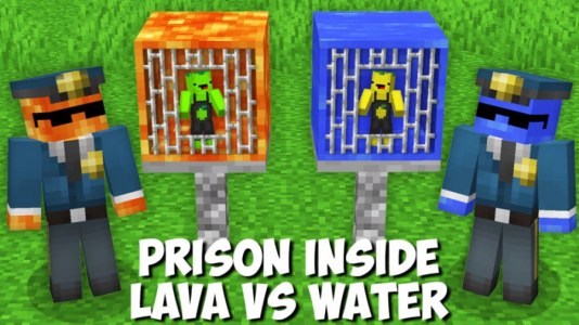  استریم ماینکرفت: داستان‌های لیمو ۱ - گیریفین وی - فصل ۱ - زندان لاوا و آب ؟