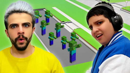  استریم ماینکرفت: چالشی - ابوالفضل ایکس مستر - فصل ۱ - چالش جاده زامبی ماینکرفت با علی