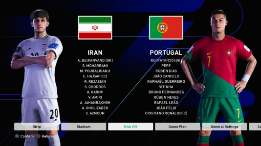  استریم پی‌اس ۲۰۲۲ : پنالتی - تایگر ایکس گیمینگ - فصل ۱ - ایران -  پرتغال