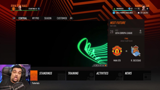  استریم اف‌سی ۲۴: کریر مود بازیکن فیفا - گیمین - فصل ۱ - حمدالله ناجی منچستر برای قهرمانی اروپایی