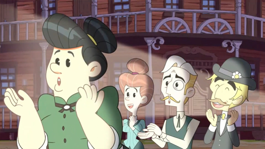 انیمیشن لوک کوچولوی خوش شانس - فصل ۱ - قسمت ۴۰ - اولین پخش فیلم در ناتینگ گالچ