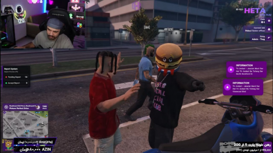  استریم جی‌تی‌ای ۵ آنلاین ۲ - عمو هیتمن - فصل ۱ - اینجا دعوا شد